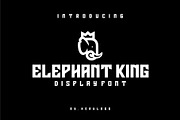 Elephant King, a Font by herulogo (Thumbnail 1 of 4)