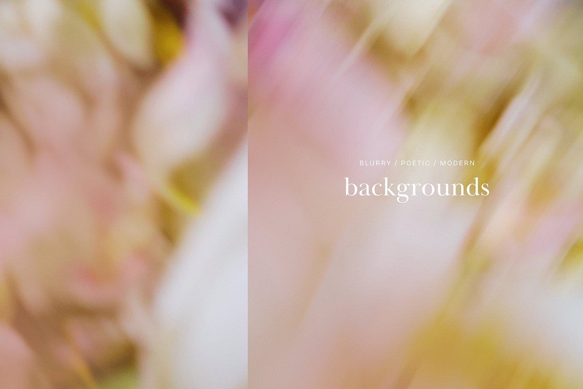 Soft Floral Spring Blur Backgrounds, a Background Graphic by eclosque (Photo 7 of 48)