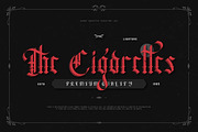 Ghober Display Blackletter, a Blackletter Font by infernostudio3 (Thumbnail 8 of 13)