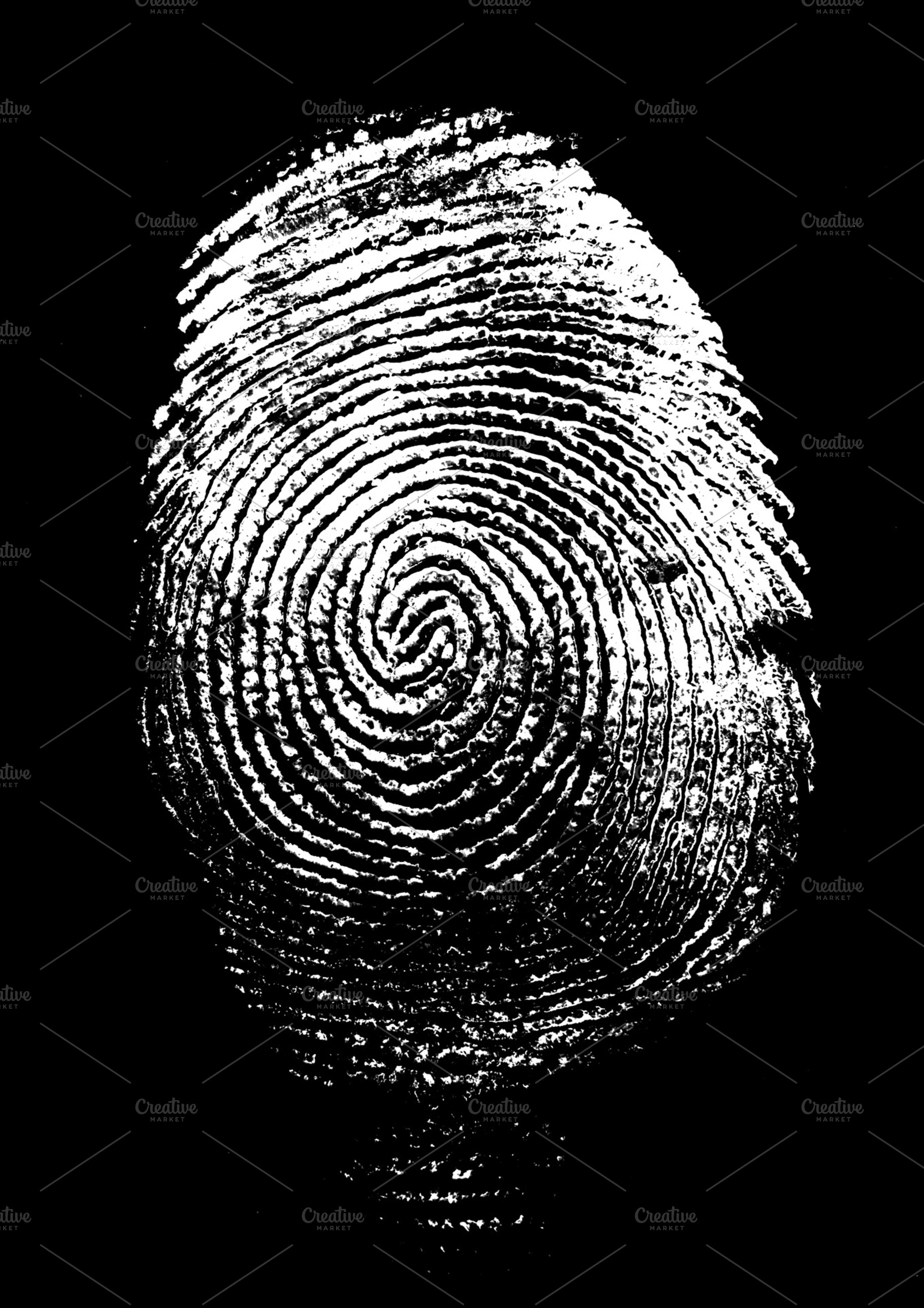Thumb print featuring artistic, biometric, and blank, an Abstract Photo by graphic 9