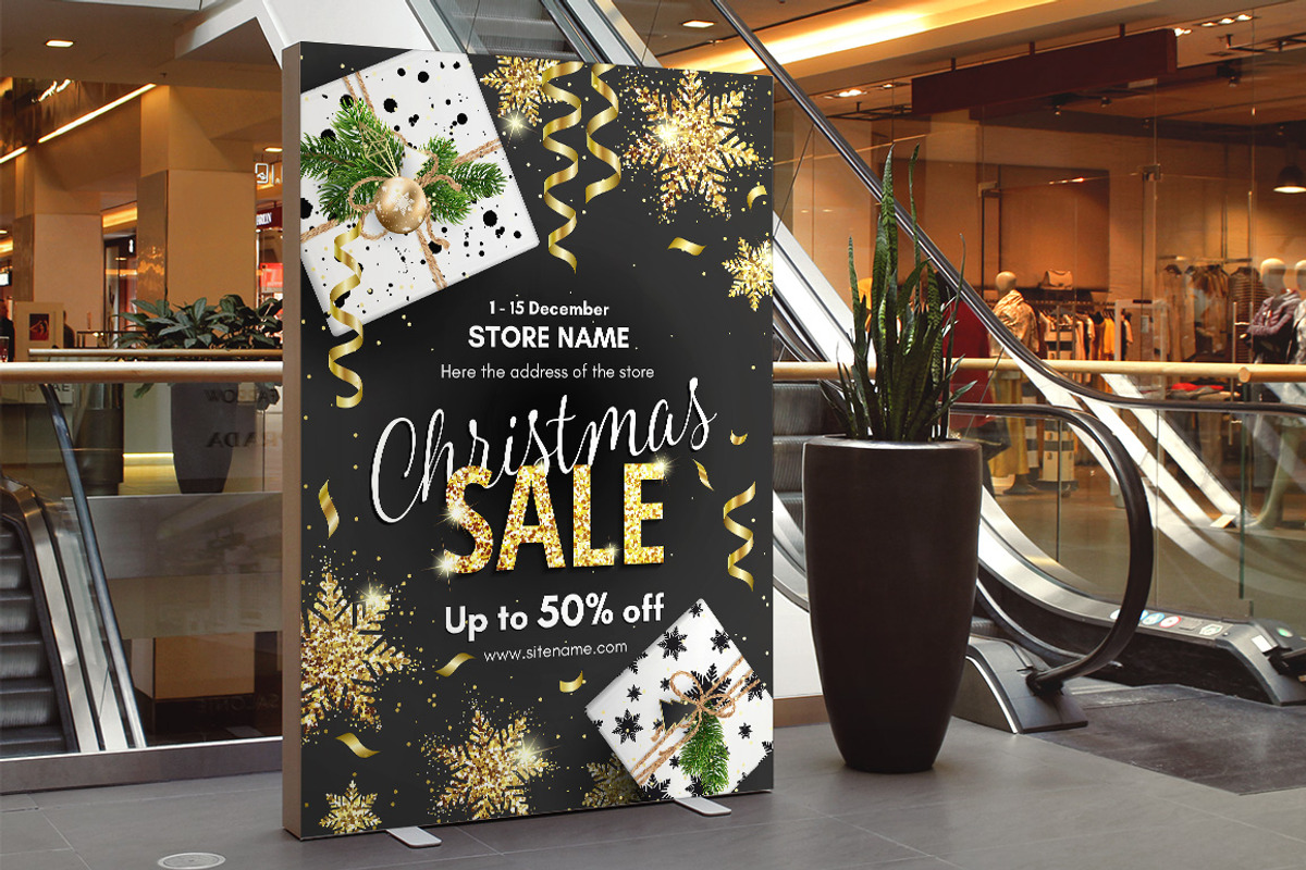 Christmas Sale Banner Template, a Flyer Template by ARg Design (Photo 3 of 3)