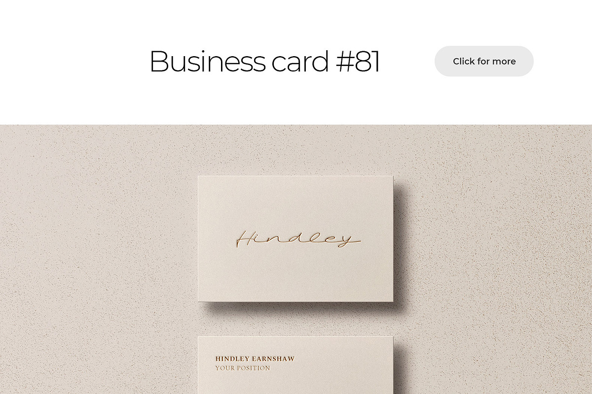 Business Card Mockup Template Bundle, a Business Card Template by PrintPixel (Photo 24 of 104)