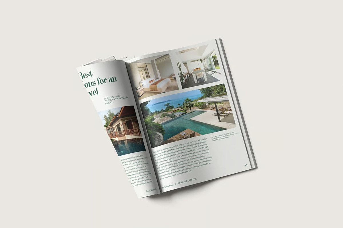 Magazine Mockup, an Advertising Mockup by Se٧enStudio (Photo 2 of 5)