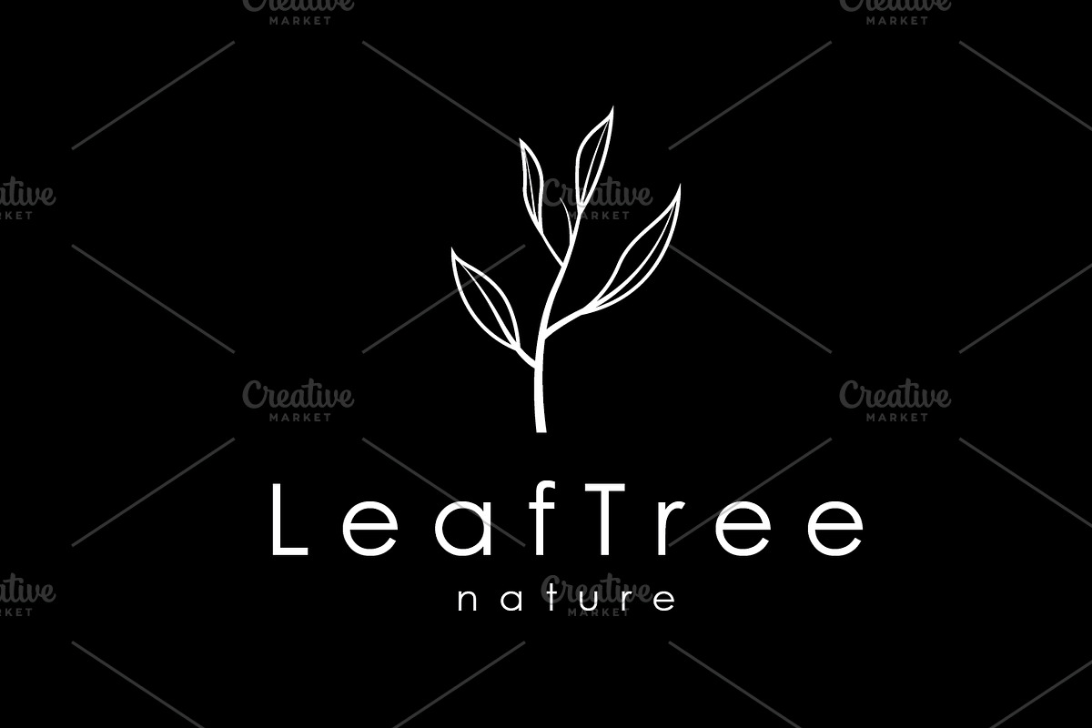 Elegant Green Leaf Logo For Modern, a Branding & Logo Template by Maylianaw28 (Photo 2 of 2)