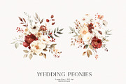 Wedding Peonies, a Decorative Illustration by PeDe Designs (Thumbnail 10 of 10)