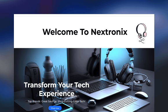 Nextronix Modern Tech Template preview 5