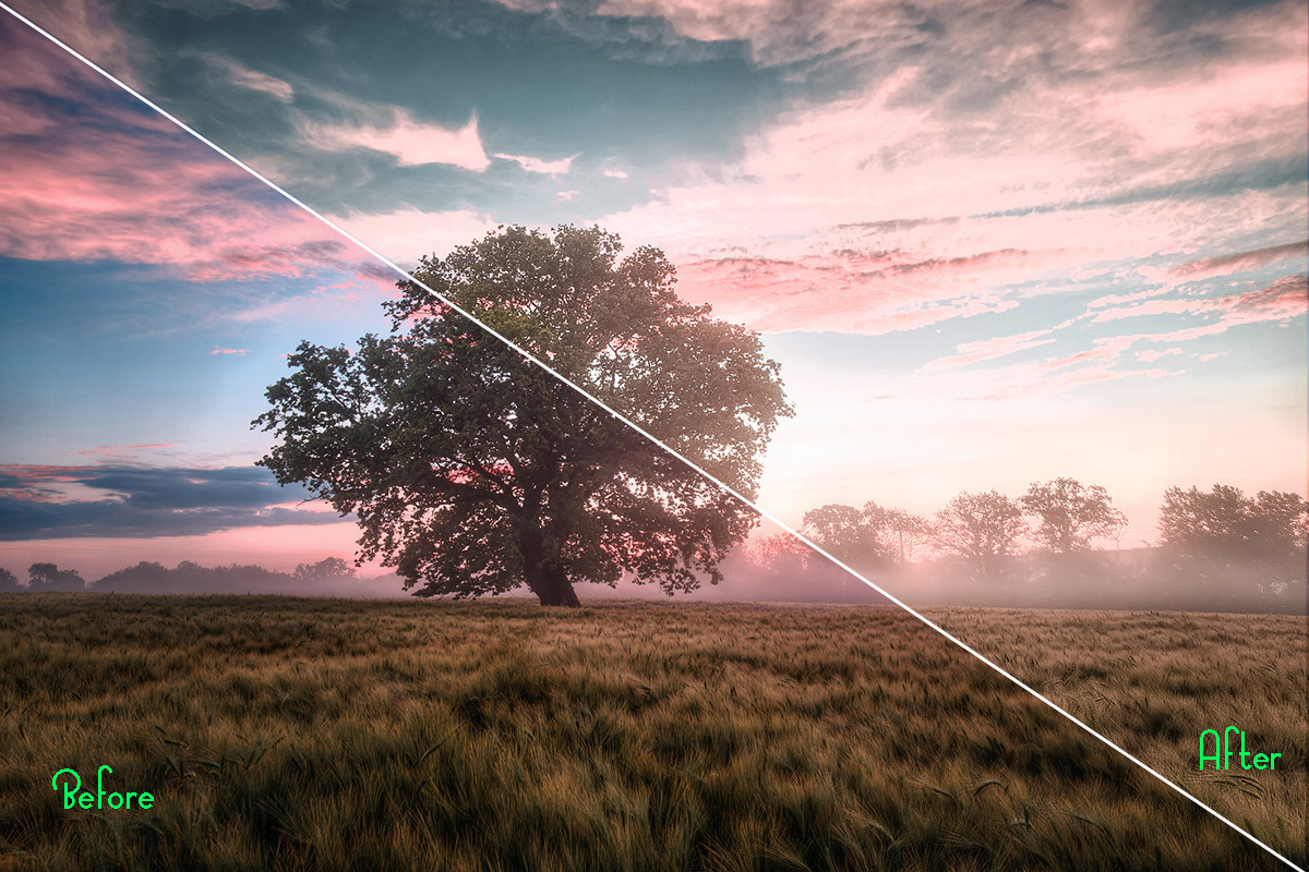 Landscape Photoshop Actions Bundle, an Action Add-On by ARTNEST (Photo 4 of 15)