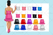 Best friends clipart, Soul sisters, a Person Illustration by DekoArt (Thumbnail 6 of 9)