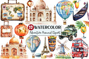 Adventure Around the World Clipart, an Illustration by Rose Art (Thumbnail 1 of 7)