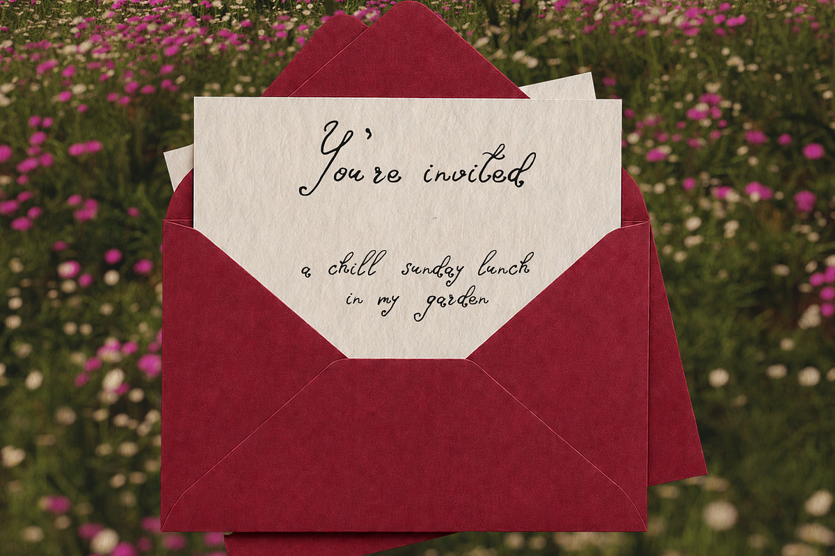 Cherry Wish Romantic Font, a Handwritten Font by BilberryCreates (Photo 10 of 11)