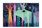 Enod. Enchanted Forest Animal Spirit, an Animal Illustration by milatovar (Thumbnail 16 of 19)