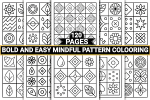 Bold and Easy Mindful Pattern, a Pattern Graphic by Coco Bloom