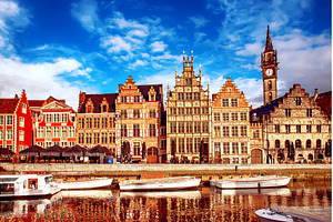 Ghent city historical center, an Architecture Photo by Nature and travel