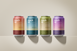 Soda Can Mockup, a Product Mockup by Xtrahive