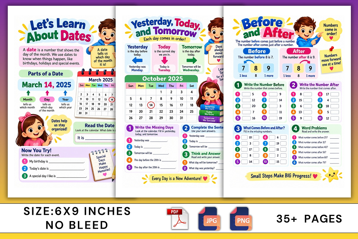Calendar Detective Activities, a Stationery Template by Designmela01