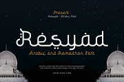 Resyad - Arabic Ramadhan Font, a Sans Serif Font by Iqsiart Studio (Thumbnail 1 of 7)