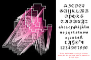 Pixel Fraktur Blackletter, a Blackletter Font by cromatixclassroom (Thumbnail 9 of 9)