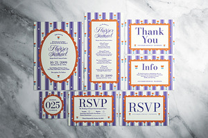 Floral Pattern Wedding Invitation, an Invitation Template by The Good Store