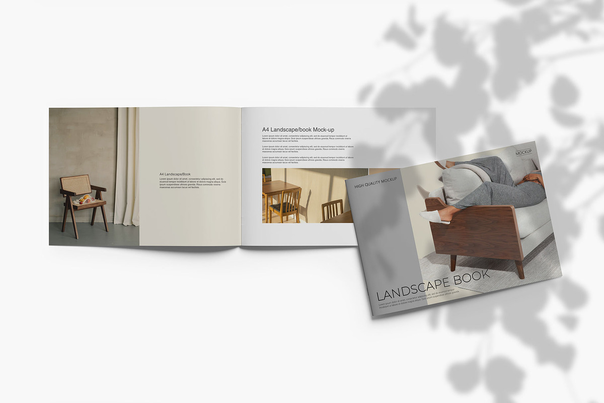 Landscape Brochure/Book Mockup, a Books & Magazine Mockup by Jestdio (Photo 8 of 15)