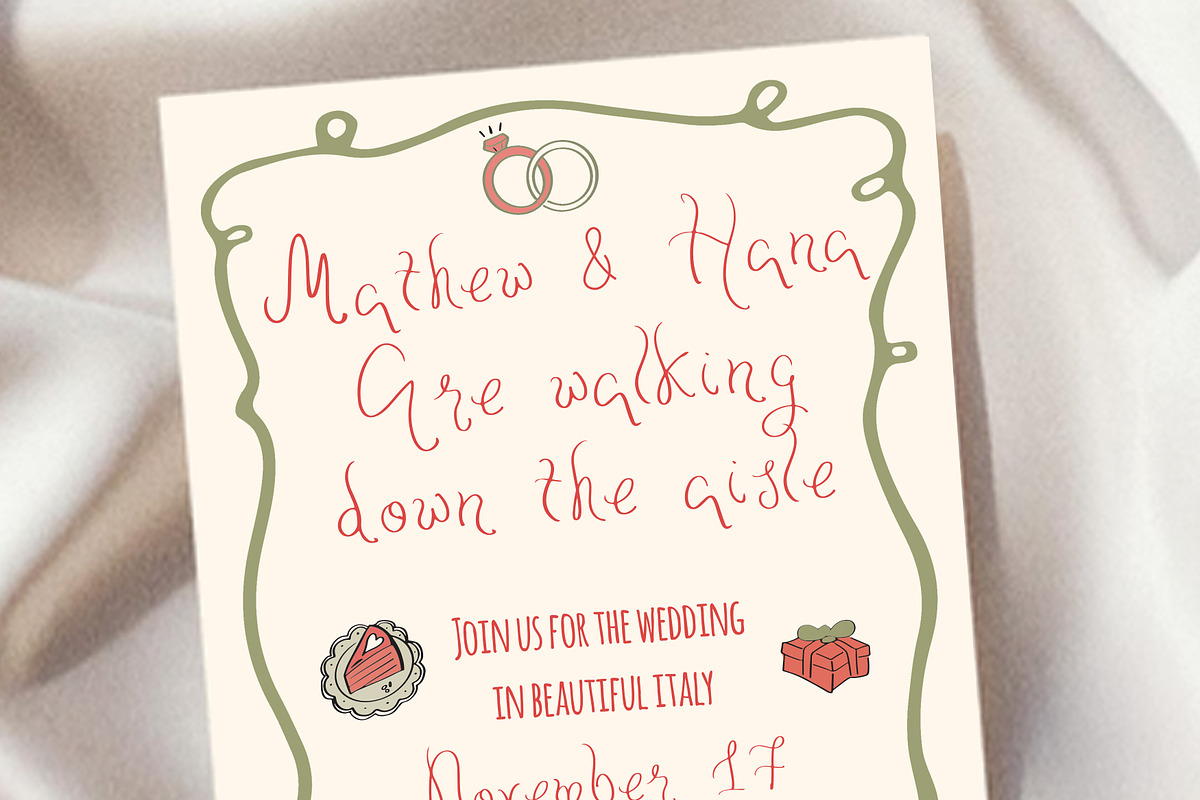 Simply Quirky Casual Handdrawn Font, a Handwritten Font by Amalia Calligraphy (Photo 6 of 8)