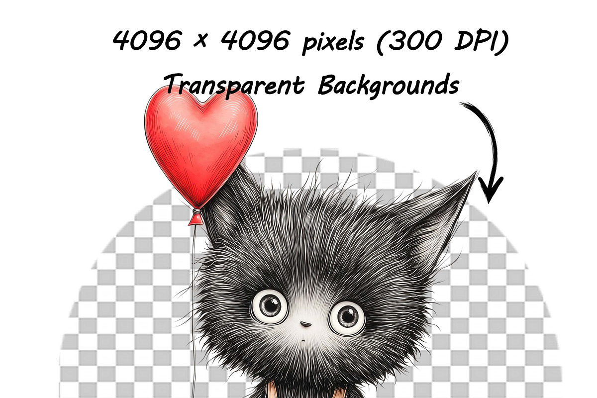 Gothic Romantic Valentines Day PNG, an Illustration by one-touch (Photo 6 of 13)