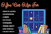 Cute Wizard School  Clipart, an Illustration by CreationArt (Thumbnail 2 of 9)