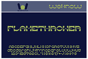 The Machine Gun Font, a Font by weknow (Thumbnail 2 of 5)