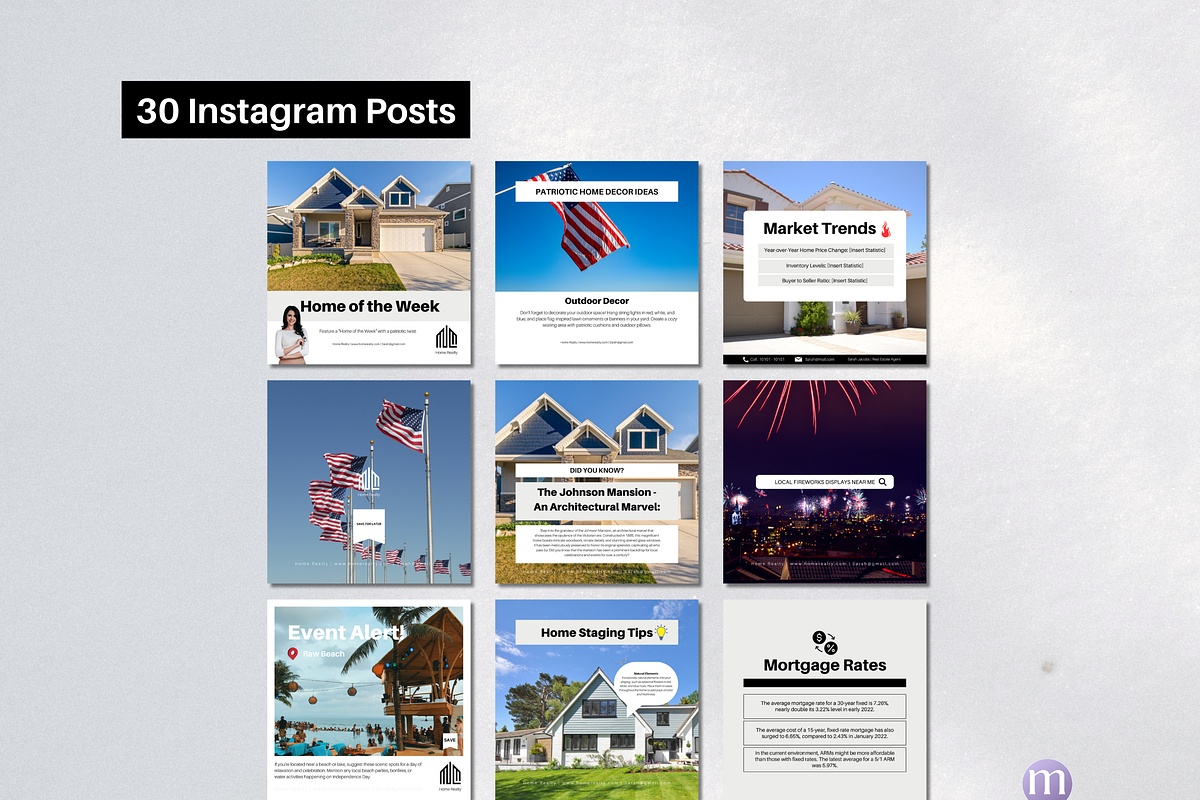4th Of July Real Estate Template, a Templates & Theme by Modernastic - Canva (Photo 10 of 10)