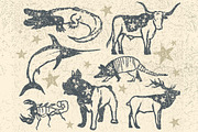 7 Hand Drawn Patriotic Animals Vol 2, an Animal Illustration by Phosphorus Design Co. (Thumbnail 3 of 4)