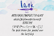 Lank Hand Lettered Font Reg/Bold/It, a Handwritten Font by Violet LeBeaux (Thumbnail 4 of 5)