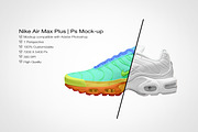Nike Air Max Plus | Photoshop Mockup, a Product Mockup by sophiesconcepts (Thumbnail 1 of 2)