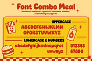 Chubby Dinner - Retro Fast Food Font, a Sans Serif Font by Rillatype (Thumbnail 2 of 9)