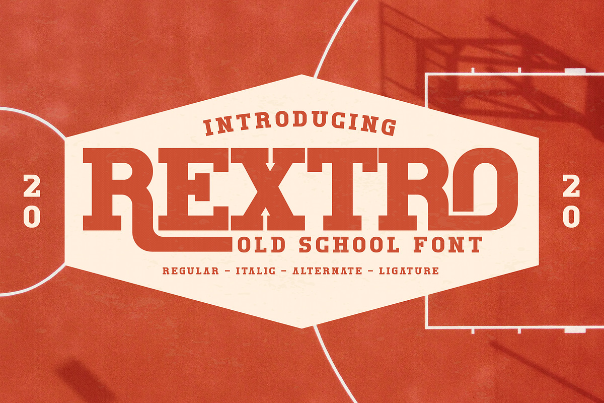 Rextro Old School Font, a Sans Serif Font by Storytype Studio (Photo 11 of 15)