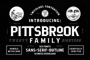 Pittsbrook Family | 50% OFF!, a Sans Serif Font by Twicolabs Fontdation (Thumbnail 1 of 12)