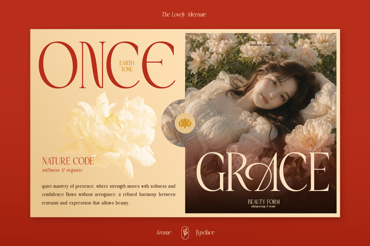 Arome, a Serif Font by Burntilldead (Photo 9 of 12)