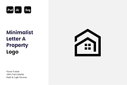 Minimalist Letter A Property Logo, a Branding & Logo Template by Luxury Logos (Thumbnail 1 of 4)