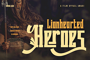Quzirah – Retro Condensed Font, a Serif Font by twinstd (Thumbnail 8 of 13)