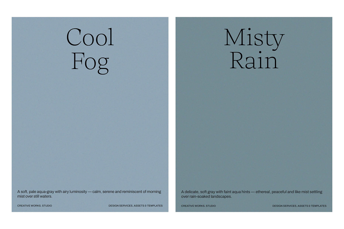 6 Aqua Grey Grain Backgrounds, a Texture Graphic by CREATIVE WORKS. (Photo 2 of 5)