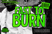 Rough Runners – This is a Rough Font, a Sans Serif Font by Gassstype (Thumbnail 3 of 8)
