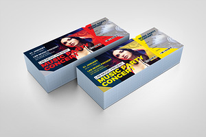 Editable Event Ticket Template, a Card Template by BrandlyTemplate