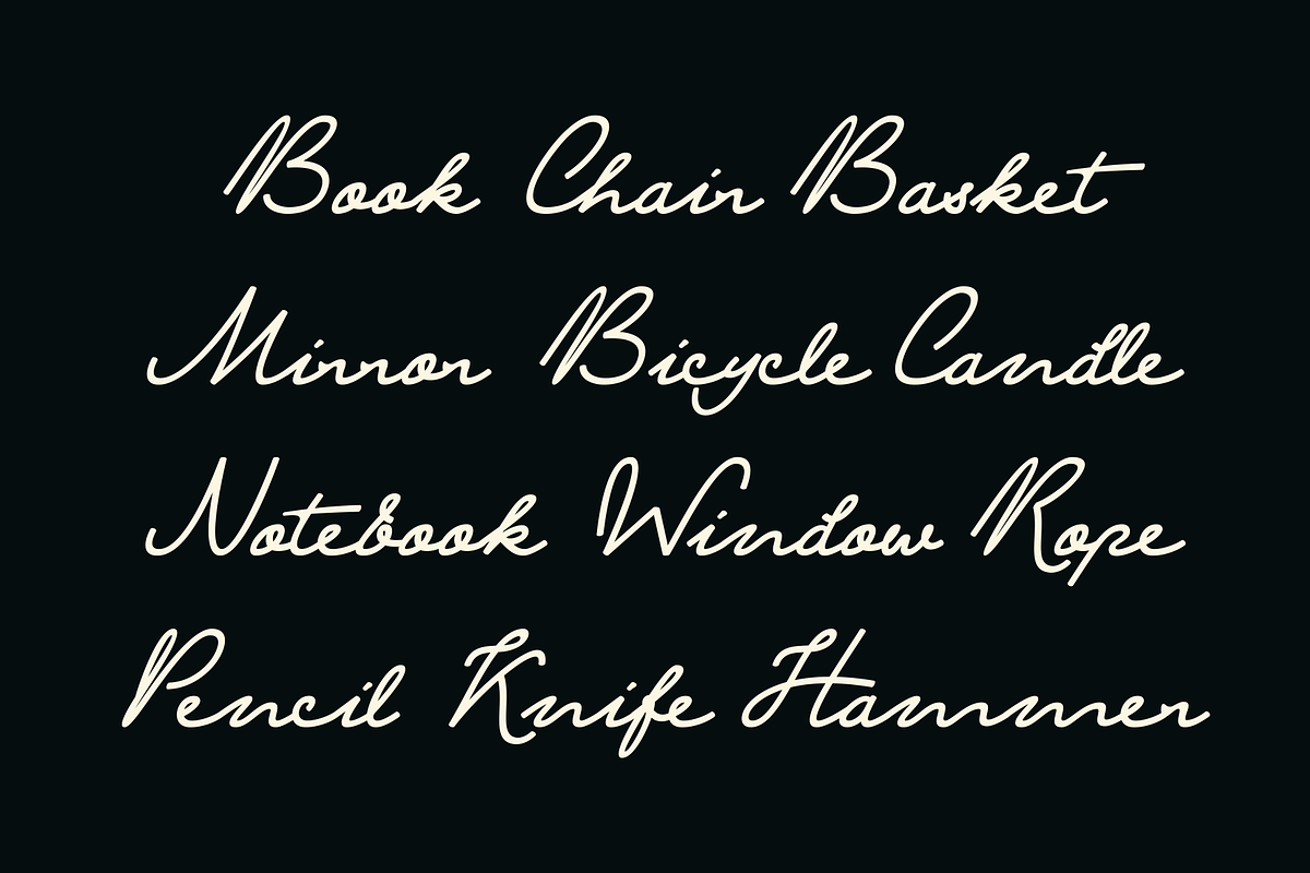 Fortrey, a Handwritten Font by Marvadesign (Photo 5 of 8)