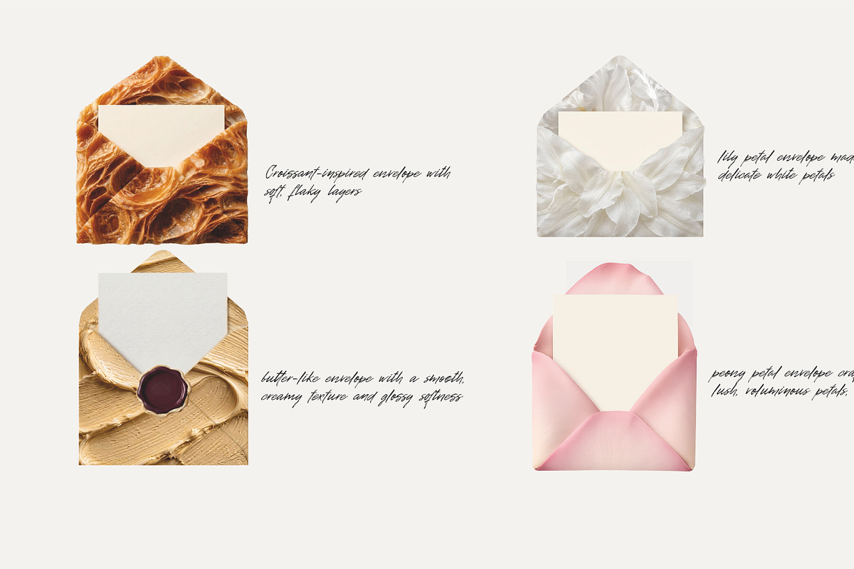 AI-Generated 3D Envelope Collection, a Decorative Illustration by Polina Design (Photo 3 of 5)