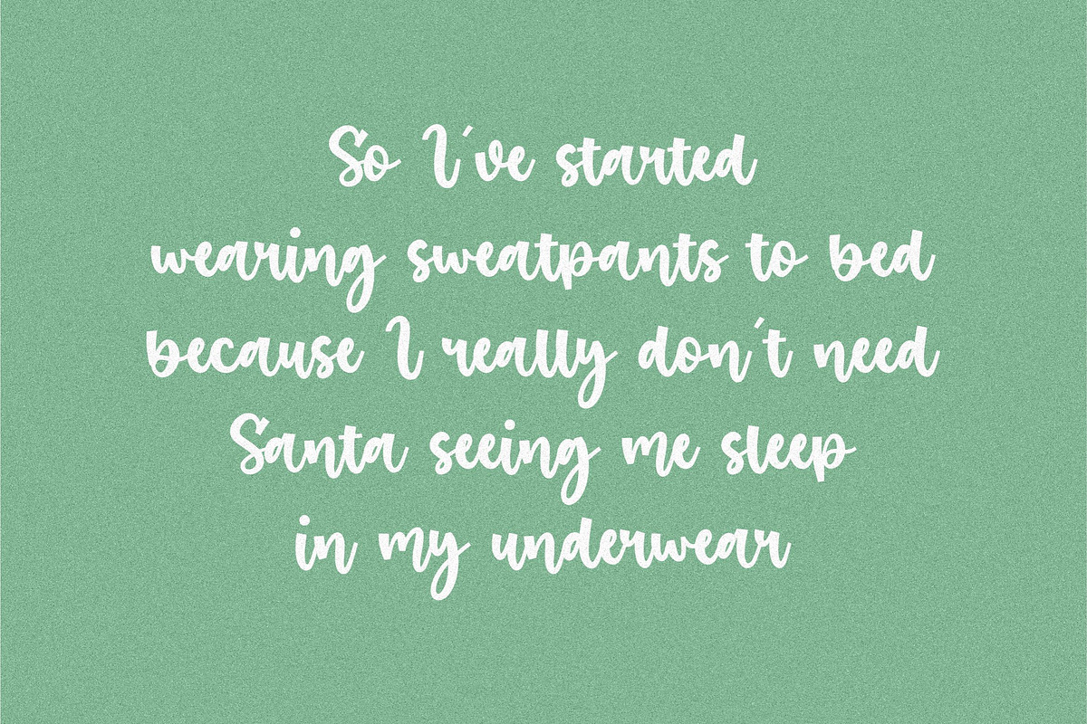 Santa Robin - Handwritten Font, a Slab Serif Font by Balpirick Studio (Photo 3 of 7)