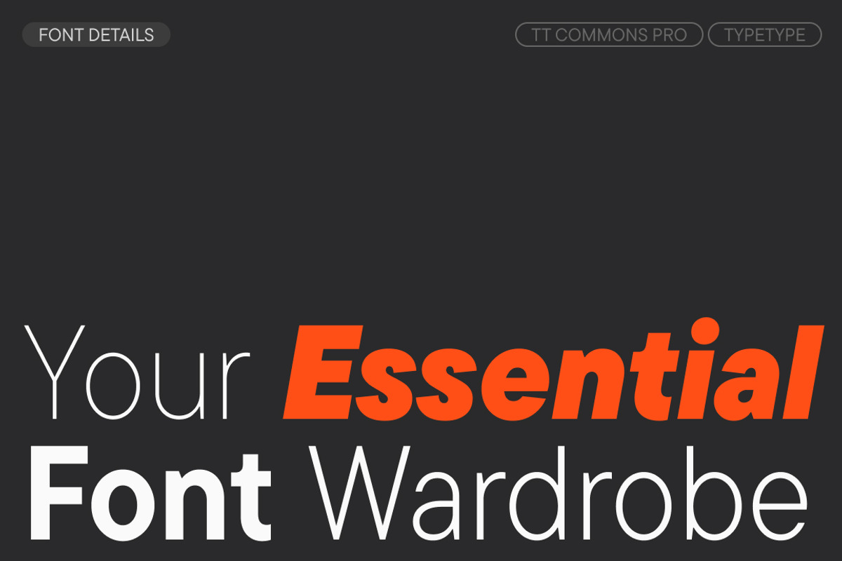 TT Commons Pro Compact, a Sans Serif Font by TypeType (Photo 3 of 6)