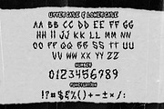 Blackened Rumbling Black Metal Rough, a Blackletter Font by dansdesign (Thumbnail 2 of 12)