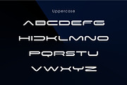 ENOS Sleek Futuristic Expanded Font, a Sans Serif Font by WhymoreArt (Thumbnail 6 of 7)