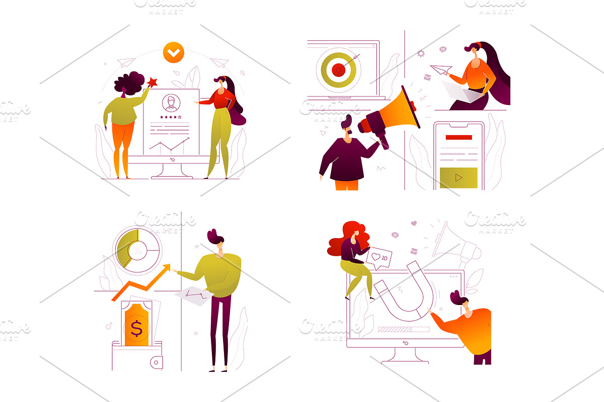 Business Team Illustration Kit, an UI Kit Template by Boyko Pictures (Photo 14 of 15)