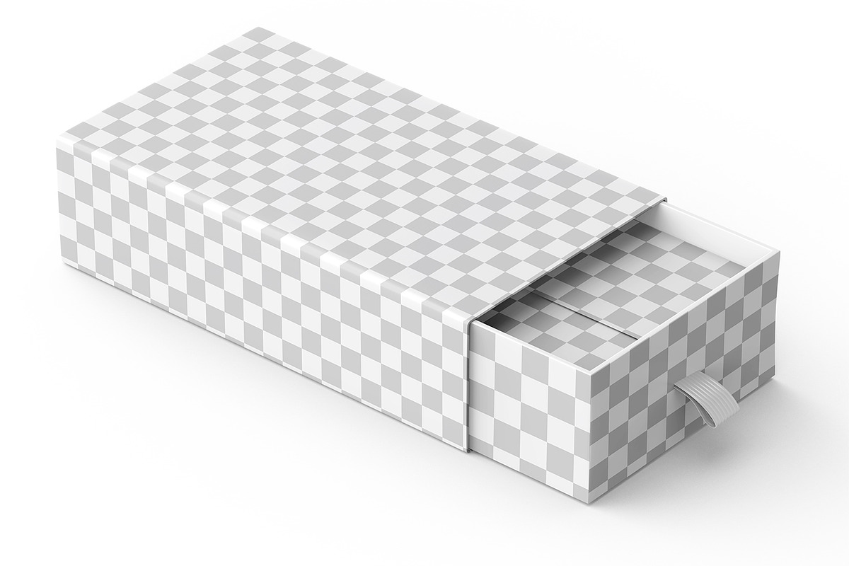 Sliding Gift Box Mockup PSD, a Packaging Mockup by Ram Studio LLC (Photo 4 of 15)