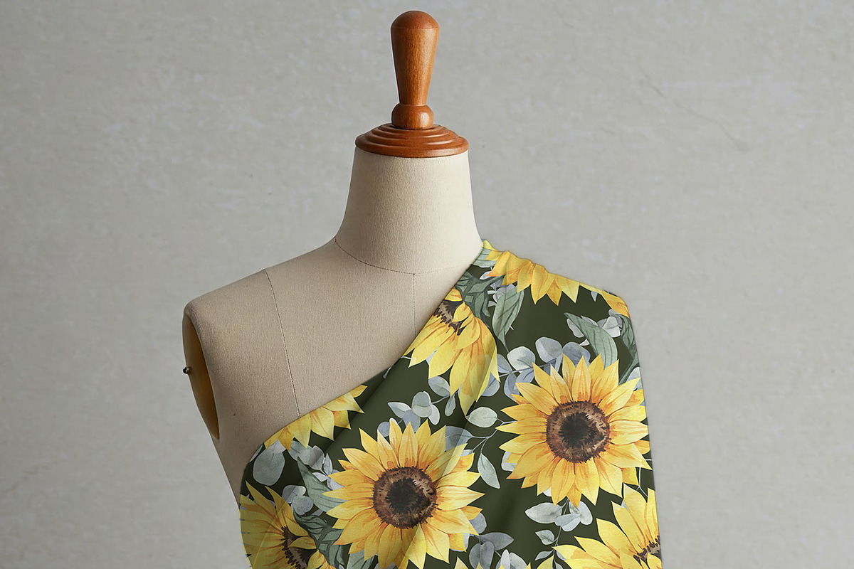 Watercolor Sunflowers Bundle PNG, a Decorative Illustration by PatternPalette (Photo 6 of 12)