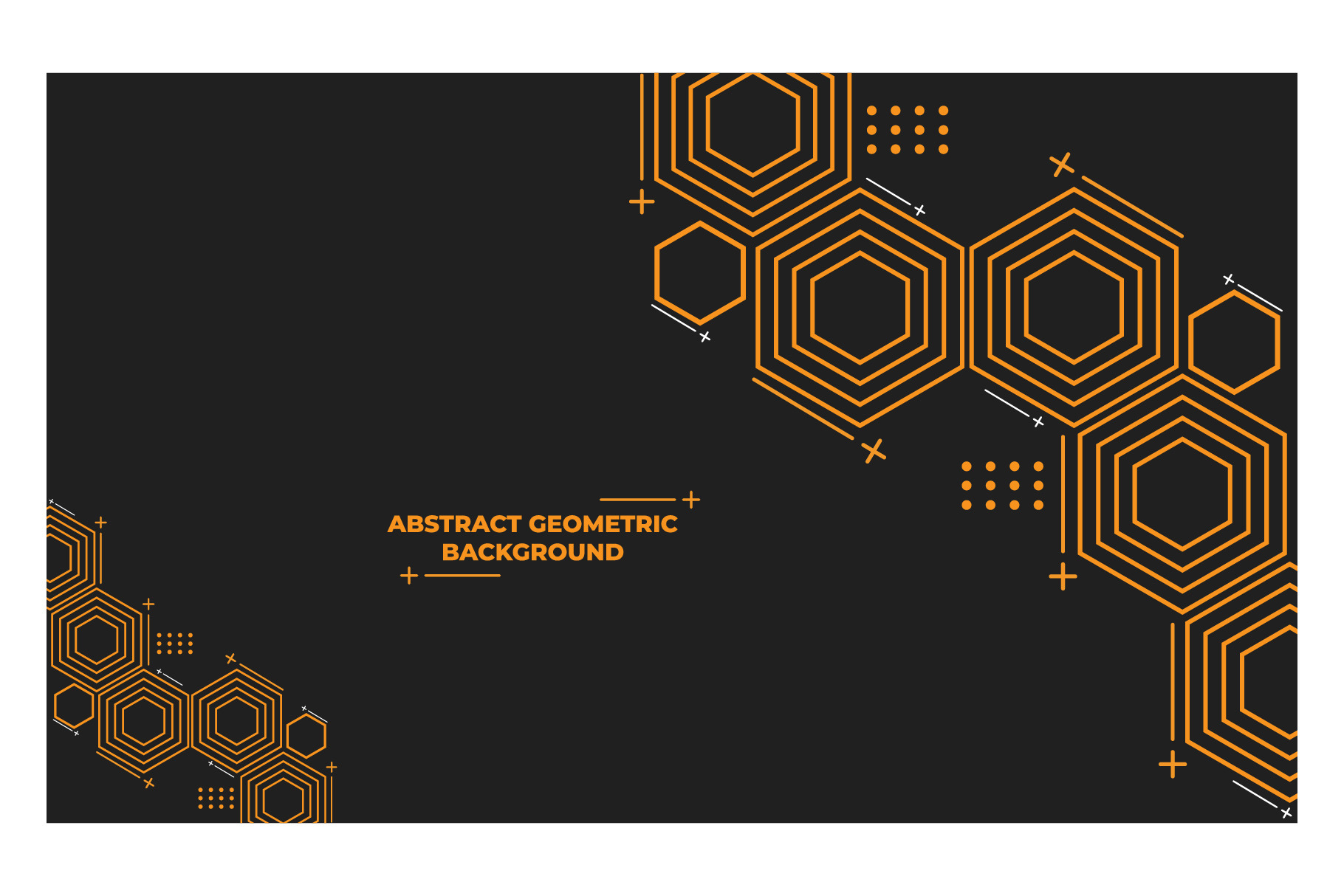 Hexagonal Geometric Background